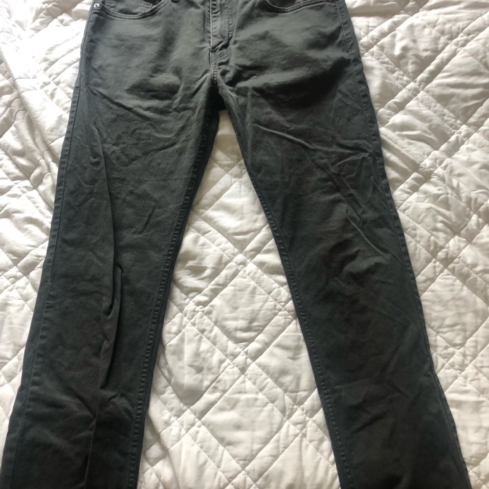 Levi's 502 Gray Straight Jeans
